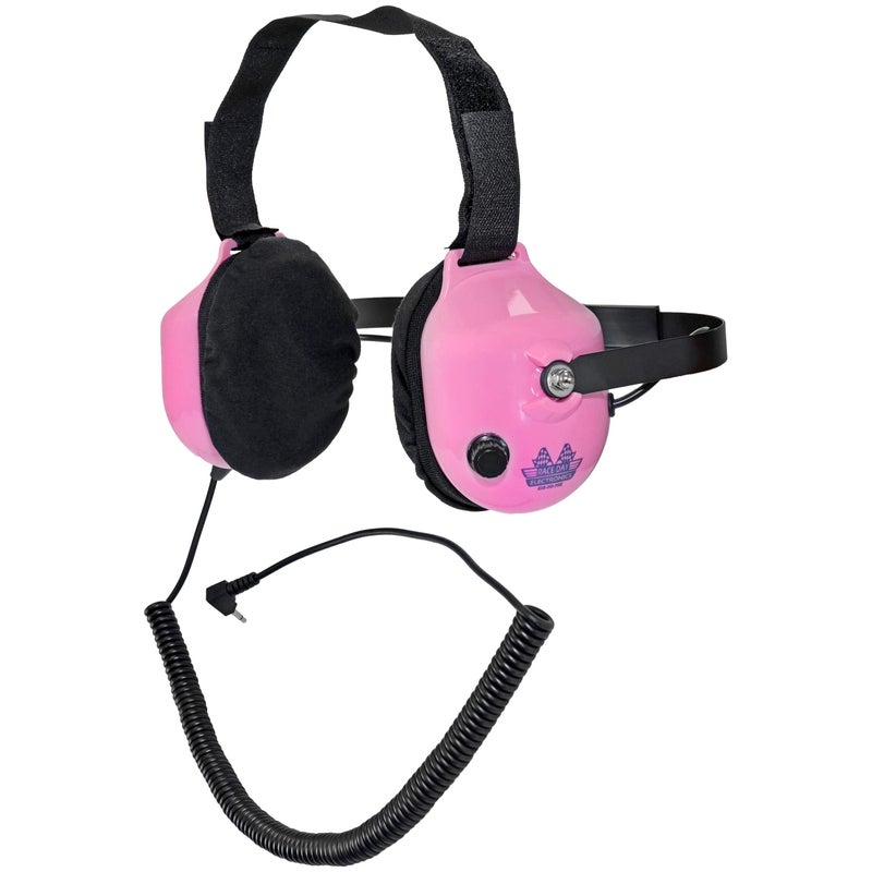 Race Day Electronics Noise-Reducing Race Scanner Headphones - Pink - High-Fidelity Sound, Comfortable Fit, RDE-058-PINK - Image 1